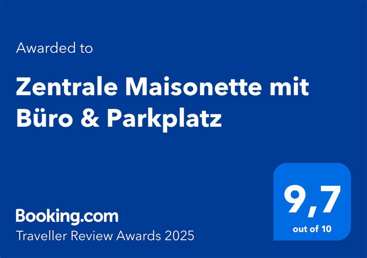 Zentrale Maisonette Mit Buero & Parkplatz Грисхайм Экстерьер фото